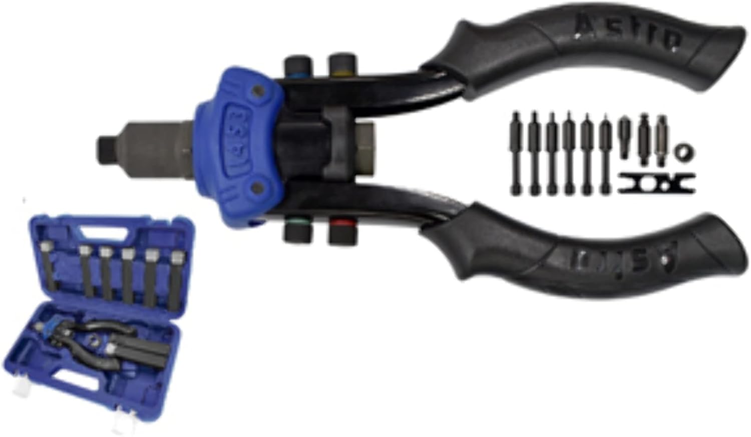 Astro Tools 1453 Combination Rivet Nut And Pop Rivet Setter Kit