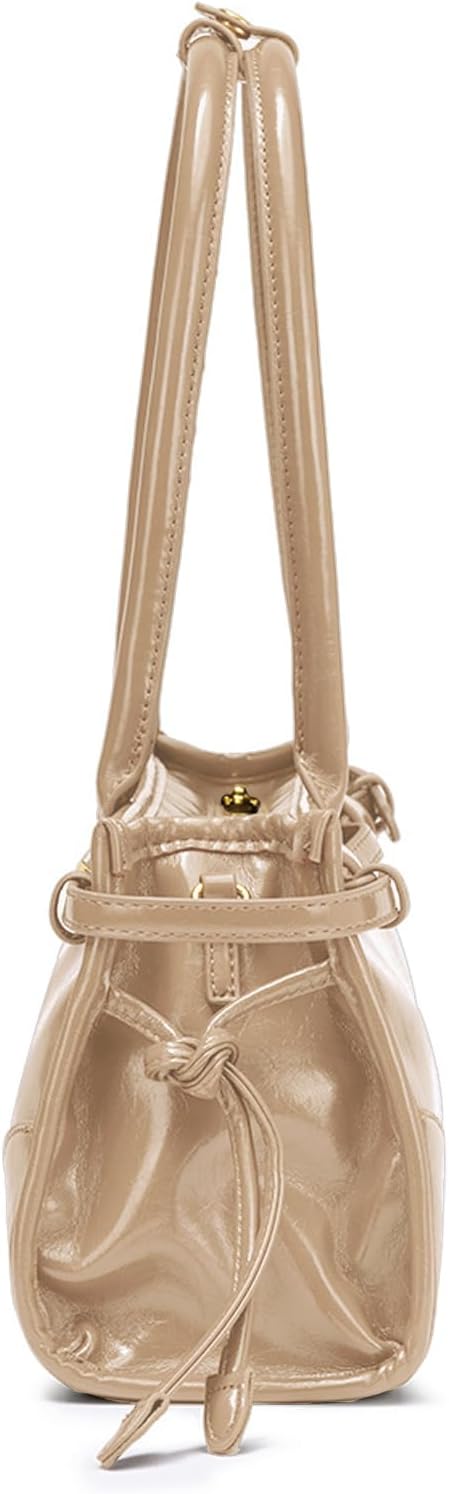 NEWBELLA Women's PU Leather Clutch Purse - Convertible Top Handle Shoulder Bag for Work Evening - Image 6