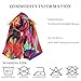 Bestshe Silk Feeling Long Scarf Fashion Floral Large Scarf Satin Shawl Wraps for Women with Gift Packed
