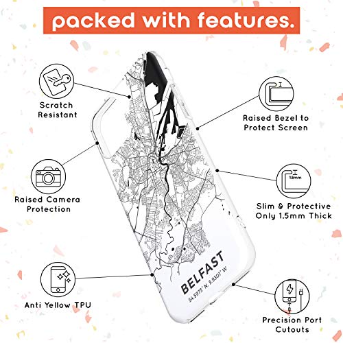 Mappa di Belfast, Irlanda del Nord, custodia