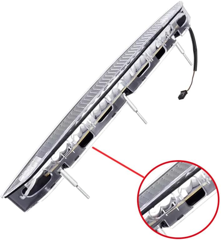 Clear Lens Center High Mount Stop Light, LED Third 3rd Brake Stop Tail Light 63256917378, 2002-2008 Compatible with BMW E85 Z4
