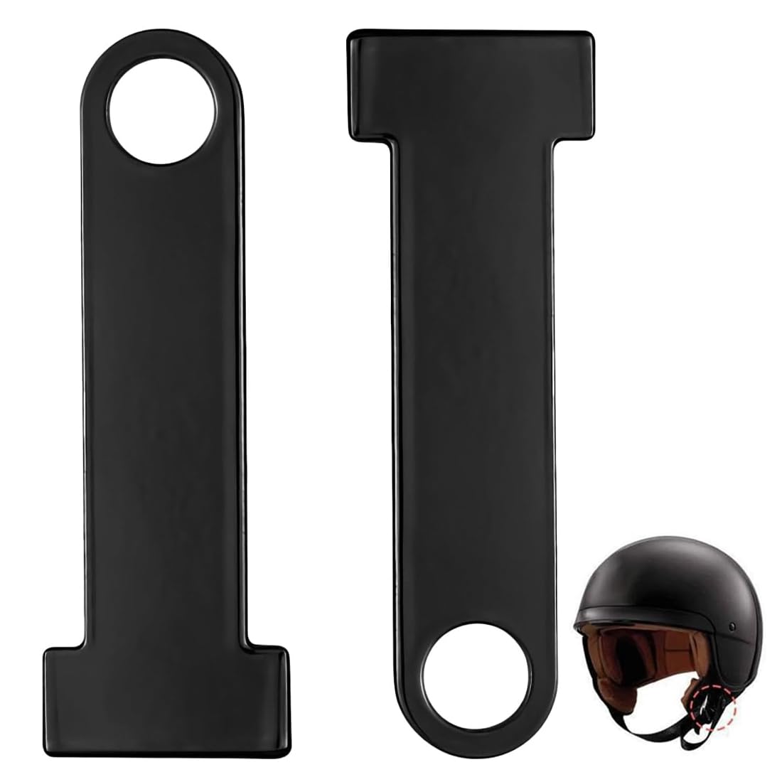 GXGM Cerradura de Acero Inoxidable para Casco,Soporte Casco Moto, Cierre de Hebilla de Liberación Rápida Motocicleta Accesorio, Motorcycle Helmet Lock