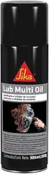Sika - Desengripante - Lub Multi Oil âmbar - Lubrificação e proteção - Metais - Duradouro - Lata 200g/300ml
