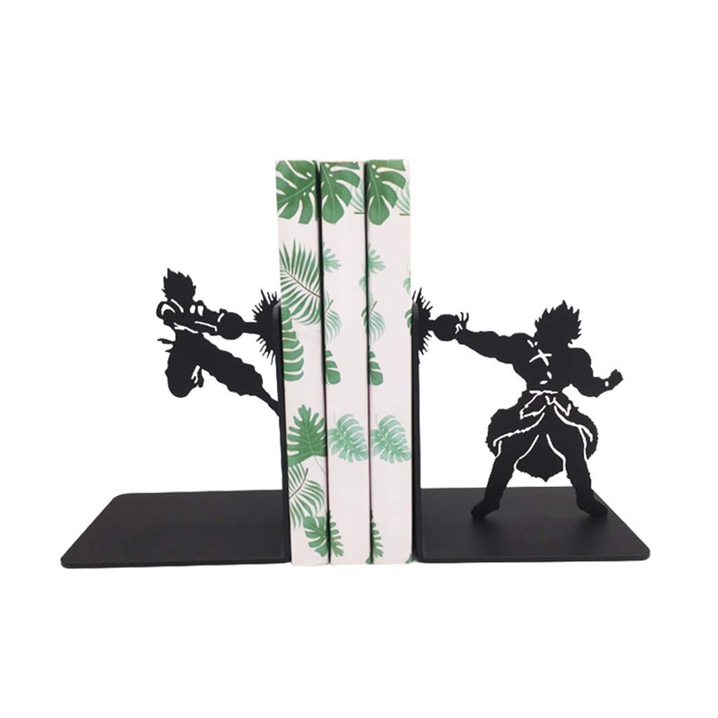 LLSS Sujetalibros de animación Creativa Sujetalibros de Metal Soporta Extremos de Libros Resistentes creativos para estantes Estantería Decorativa para el hogar