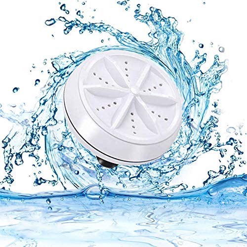 Ultraschall Eimer Turbine Waschmaschine, Tragbare Mini Leichte Faltbare Hochfrequenz-Waschmaschine USB-Betriebene, Für Camping Apartments