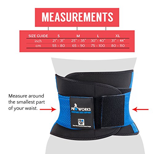 PROWORKS Cintura Lombare Supporto | Tutore per