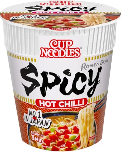 NISSIN Soba nouilles de piments piqués plat instantané lot de 8