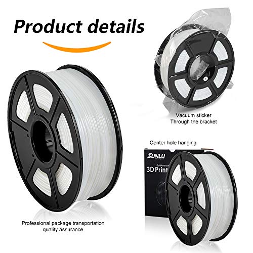 SUNLU PLA Plus Bianco, filamento PLA Plus 1,75 mm