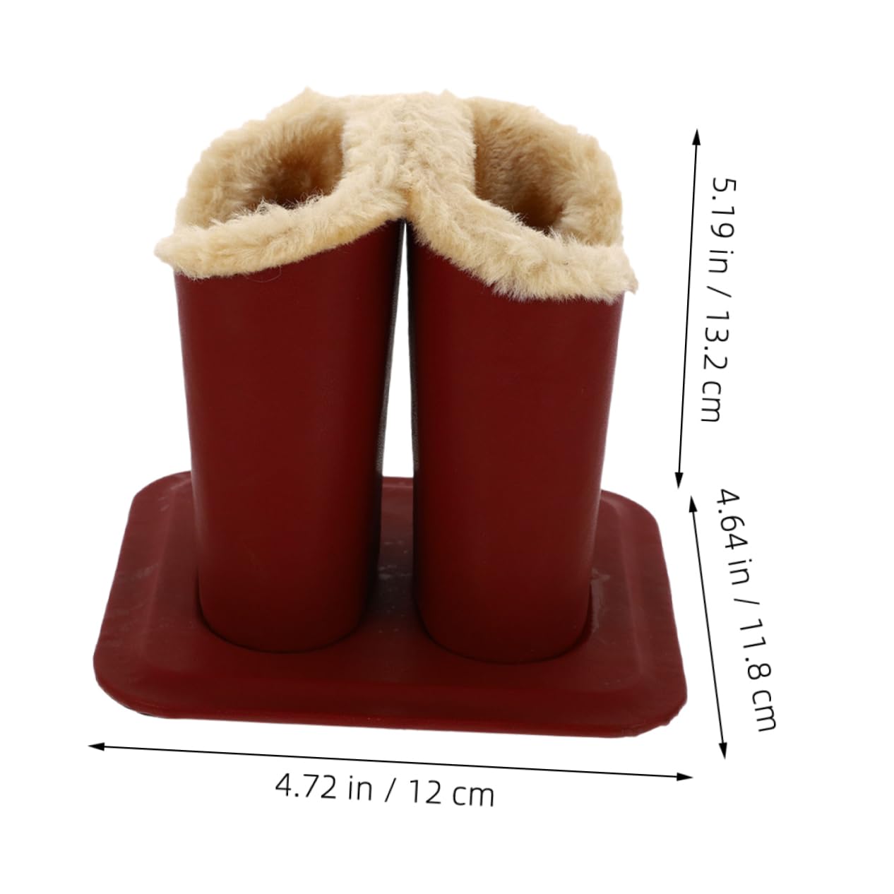 Cabilock Stylish Glasses Display Stand Plush Eyeglass Case for Nightstand Desk Shop Window