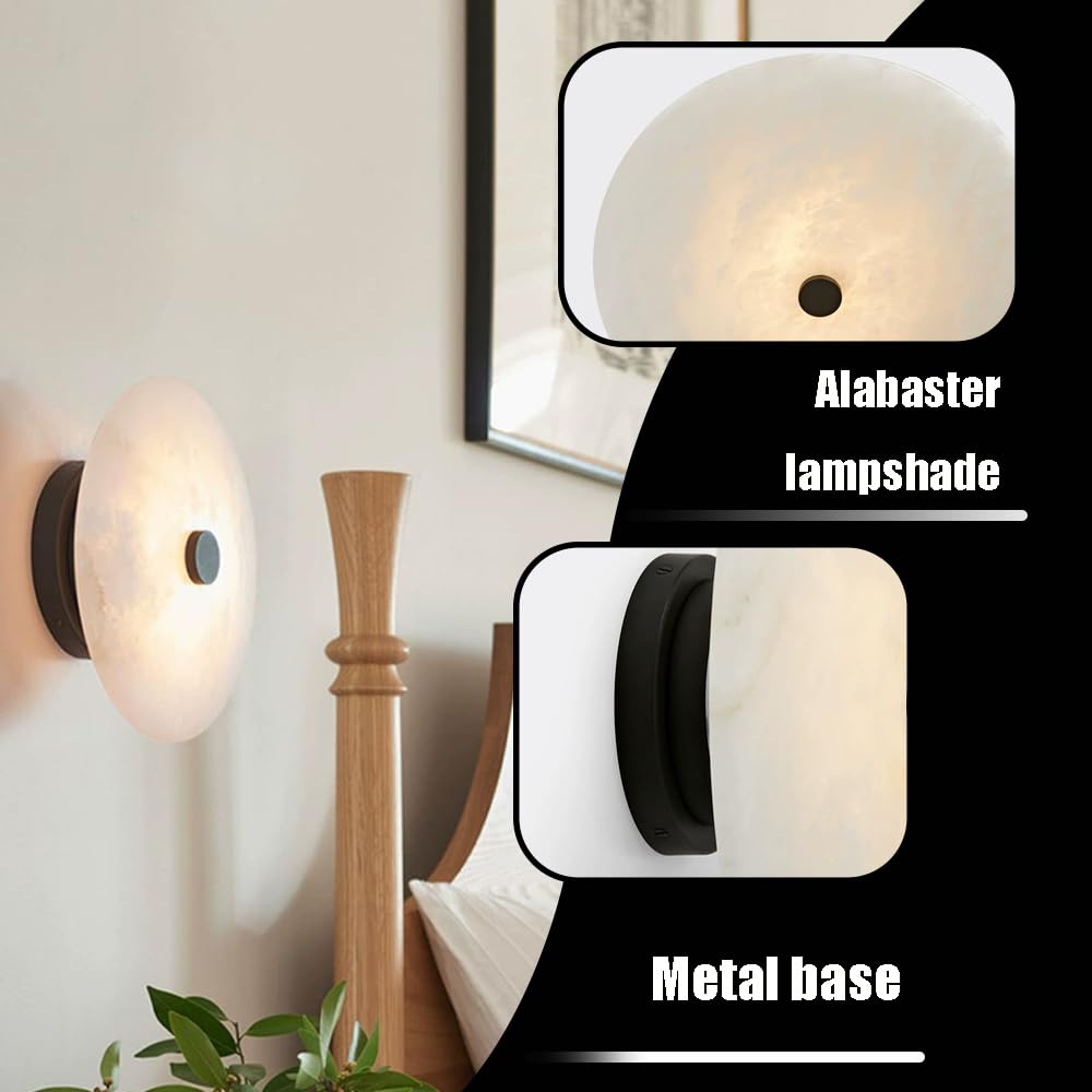 Applique da parete in marmo in stile industriale moderno