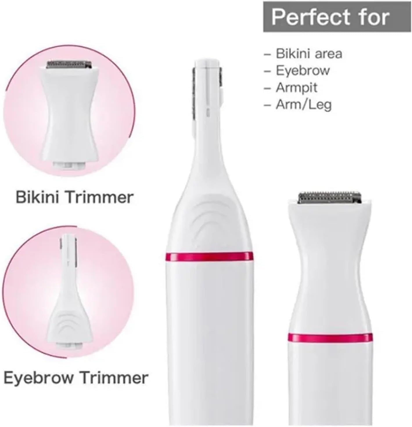 5 in 1 Set Women Epilator Female Eyebrow Trimmer Lady Shaver Hair Removal Shaver Machine Face Depilador Bikini Depilatory Tool