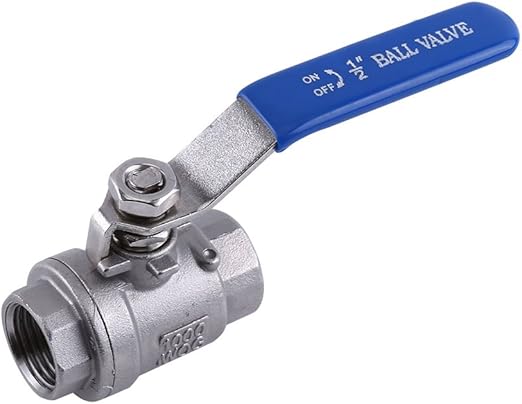 Amazon Co Jp 1 2 Npt 2ウェイロータリーレバーフルポートボールバルブ ステンレス鋼304 2個ボールバルブwog1000 フルボア ボールバルブ 双方向回転レバー 産業 研究開発用品