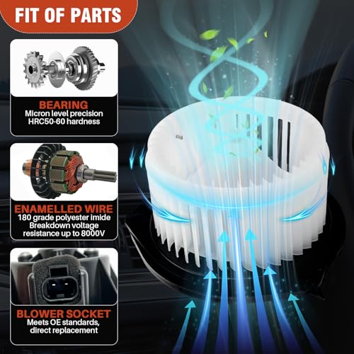 Image of AC Blower Motor 700107 fit for Pontiac Grand Prix 2004-08, fit for Buick LaCrosse 2005-09, fit for Chevy Impala Limited 2014-16, Monte Carlo 2004-07, Impala 2004-13, Replace 22754990, 22792042