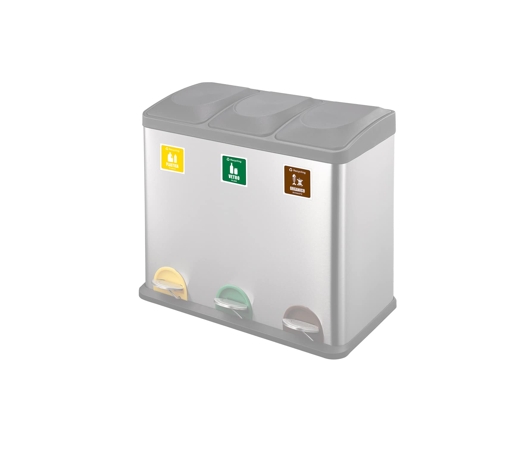 Adesivi Personalizzati Per Raccolta Differenziata - Set Da 5 Per Bidoni, Con Testo Custom E Resistente Al Sole