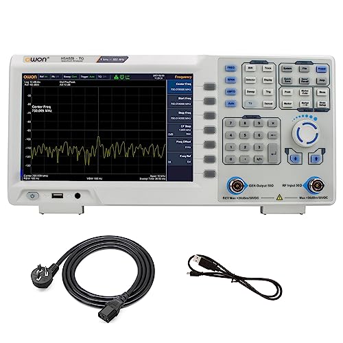 Image of OWON XSA805-TG 9-inch LCD Spectrum Analyzer with Tracking Generator, Frequency Range 9 kHz to 500 MHz,high Resolution 1280X800 Pixels with USB Host, USB Device,LAN, Earphone, HDMI Connectivity