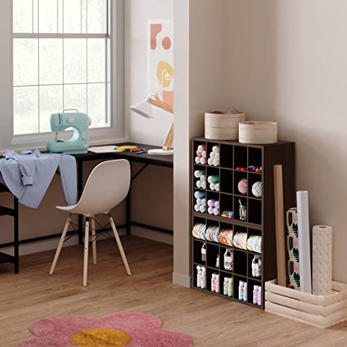 Closetmaid 15 Cube Stackable Storage Organizer For Shoes, Bags, Crafts, Hobbies With Wood Shelves, For Closet, Entryway Or Mudroom, Espresso #TOP5