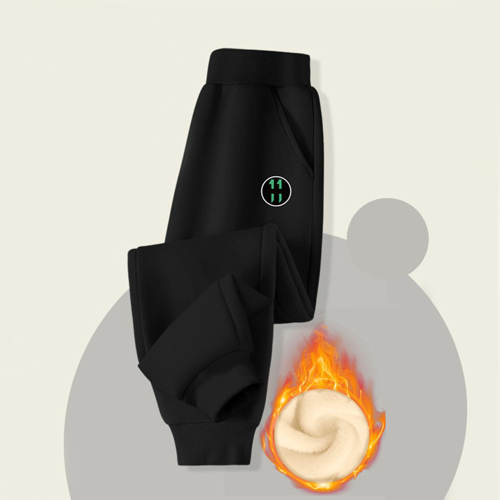 Genérico Pantalones Baggy Niño Pantalones Deportivos Clásicos para Niños con Puños Elásticos Cómodos y Ligeros para Actividades Diarias