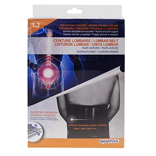 ceintlombt2 cinturón lumbar, color negro