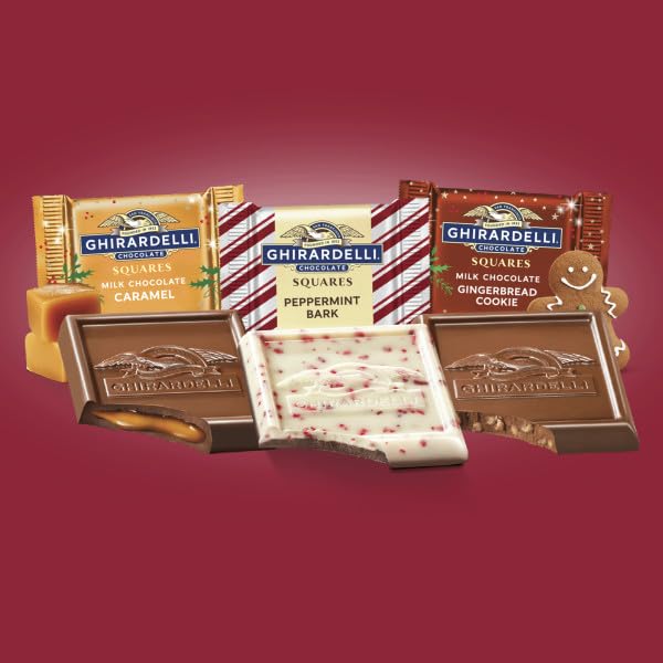 Miniatura 3 de Ghirardelli Limited Edition Holiday Assorted Squares Bag, 8.25 onzas