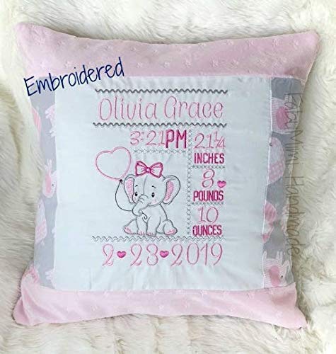 baby keepsake pillow