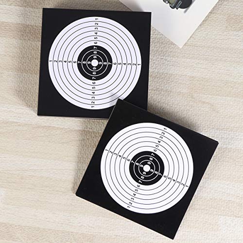 LIOOBO 100 peças de papel de tiro alvo flecha arco contato alvo treinamento papel alvo papel papel a