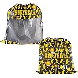 PXTIDY Softball Drawstring Bag Softball Sport Travel Drawstring Storage Pouch Dirty Clothes Travel Organizer Bag Player Gift