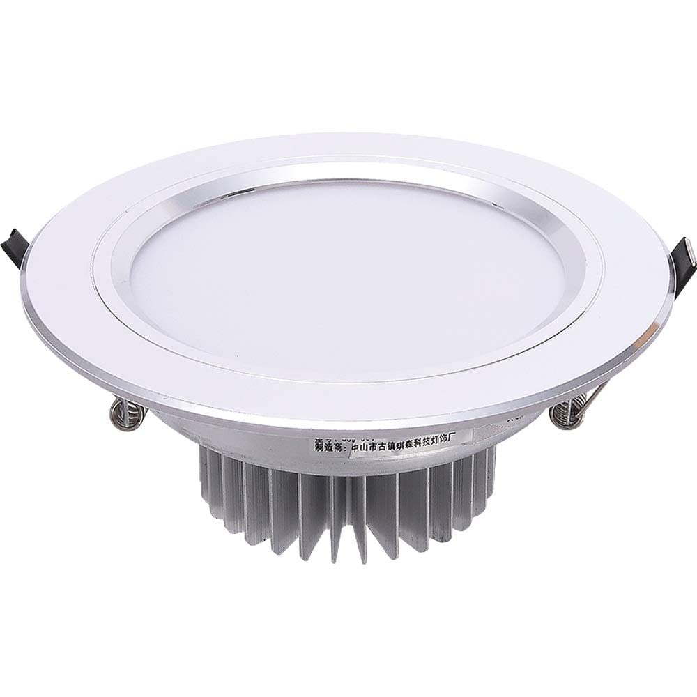 Plafonnier de Plafond Intégré Led Rond Sauvegarde Ronde 12W 15W White