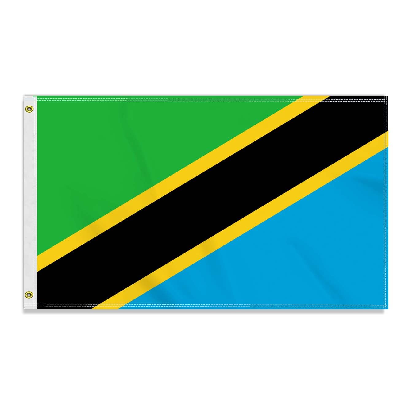 3×5 FT Tanzania Flag, Large 90×150 CM 150D Tanzanian Outdoor Banner,Decor Garden With Brass Gromment — image 1