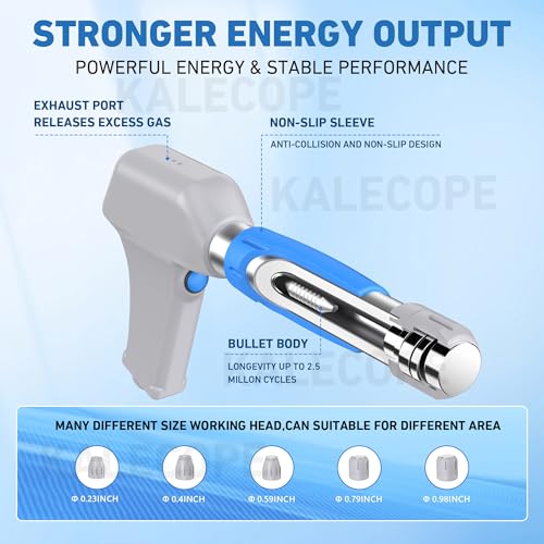 Image of Shockwave Therapy Machine for Muscles and Joints, Full Metal Host for Stable and Stronger Energy Output, Safe and Easy to Use,Non-Invasive, No Side Effects