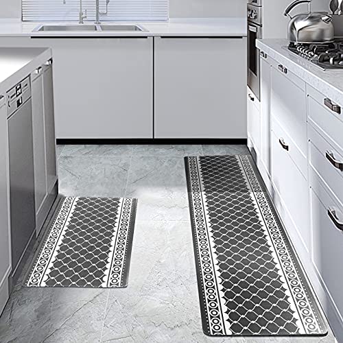 GUSUWU Alfombrilla de Suelo para Cocina, Pasillo, Oficina (45 x 75 cm + 45 x 150 cm) Cover