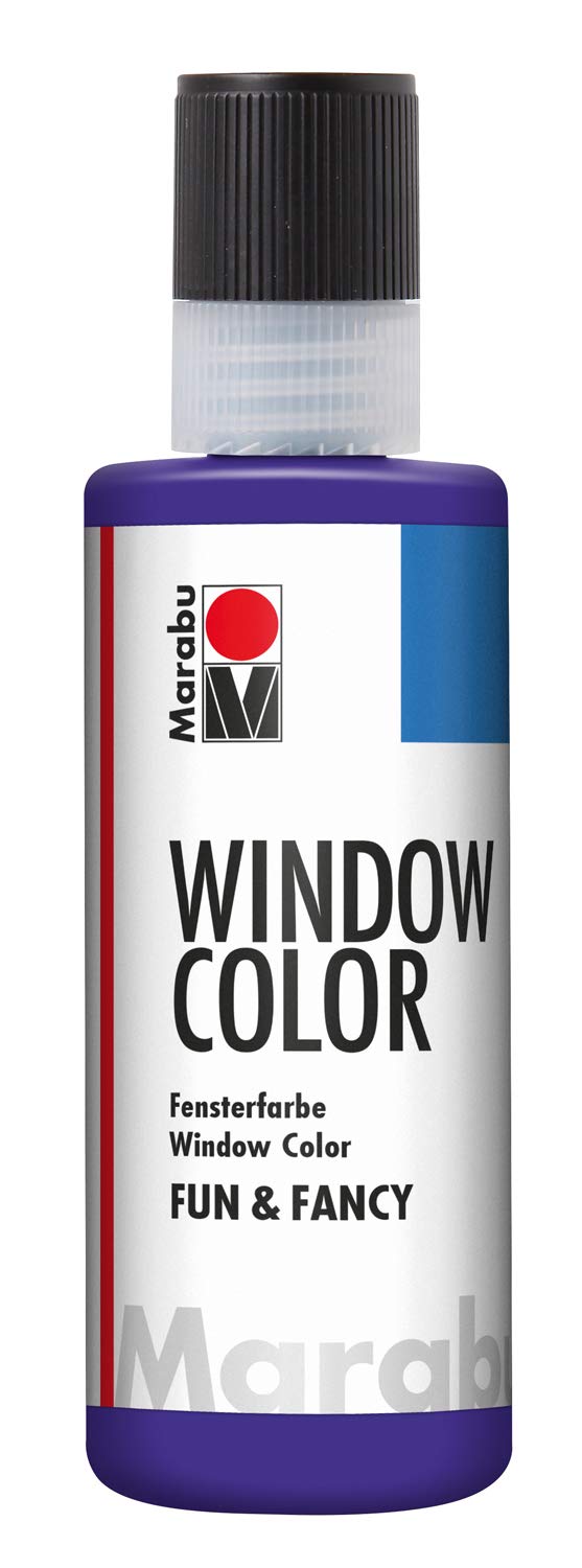 Marabu Window Color fun & fancy – Violett, 80 ml