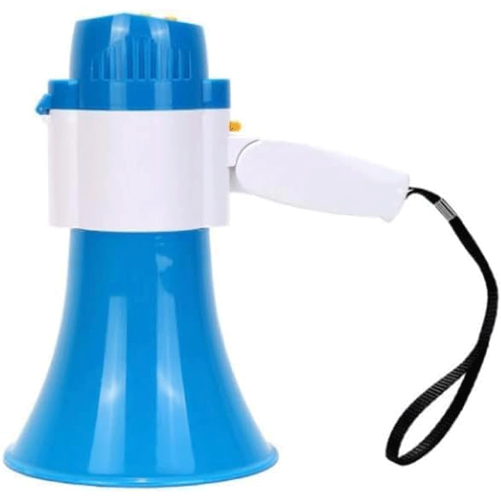 Megáfono de Mano con Mango Plegable para grabación, Altavoz megáfono con Sirena integrada para Actividades al Aire Libre, 240S