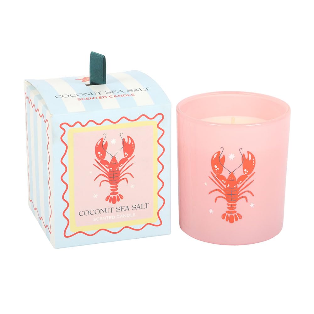 Pastel Lobster Coconut & Sea Salt Candle | Scented Candle