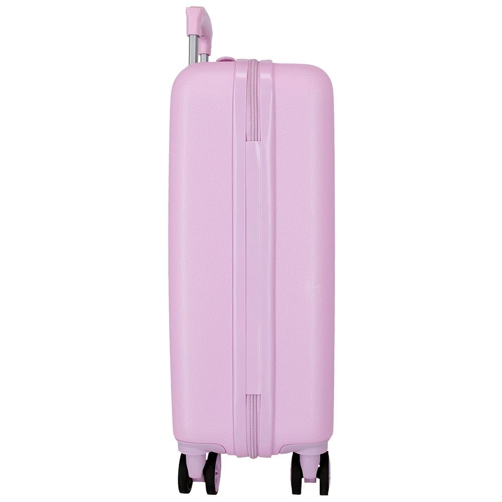 Sanrio Kuromi Retro Pop Viola Valigia da Cabina 38x55x20 cm Rigido ABS Lucchetto a Combinazione Laterale 35L 2.5kg 4 Doppie Ruote
