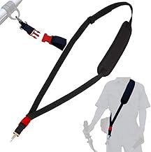 Be:striata One-Touch Belt, Lawn Trimmer, Removable, Harness, One-Shoulder, red