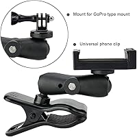 Vista 2 de Soporte para teléfono de guitarra, soporte de cámara de acción para guitarra