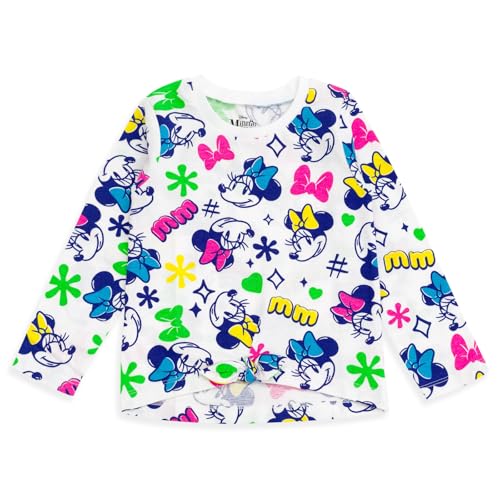Image of Disney Girls 2 Pack Long Sleeve T-Shirts Infant to Big Kid Sizes (18 Months - 14-16)