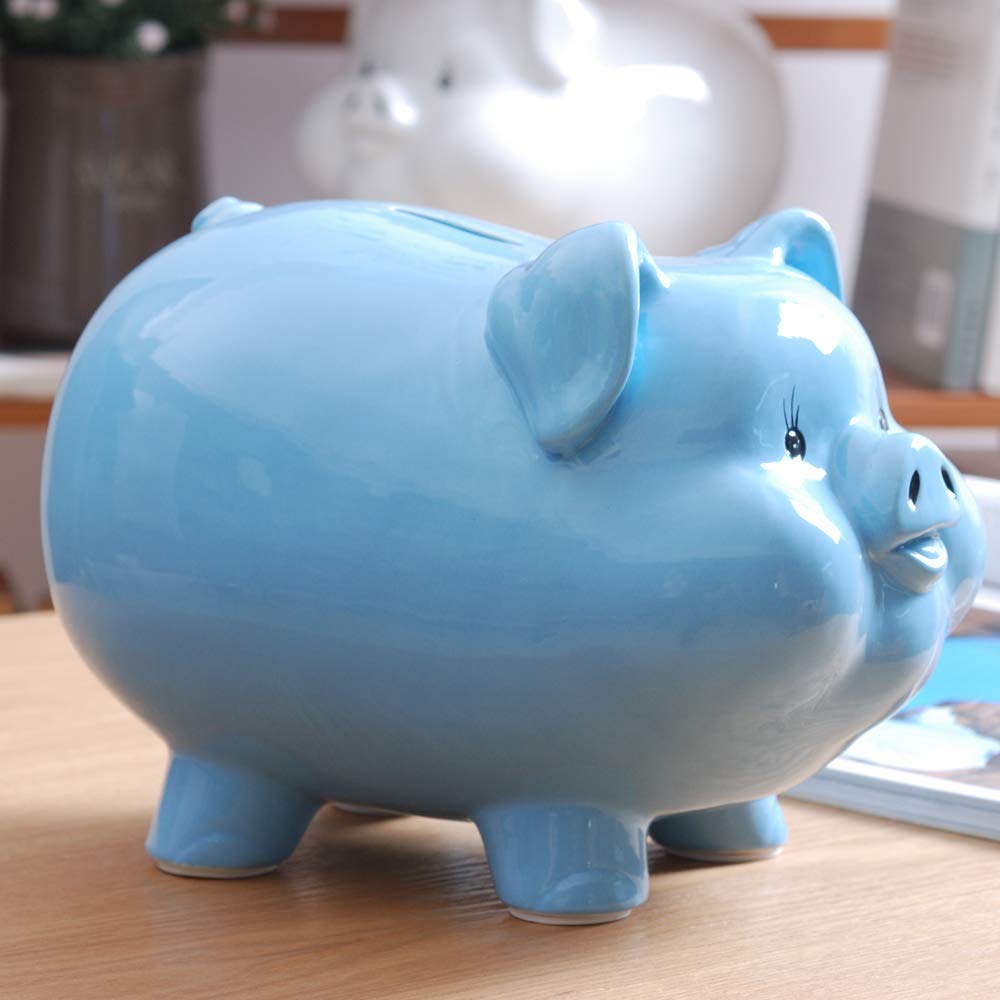 ヤドン 貯金箱 Amazon.co.jp: 貯金箱 ブタ 貯金箱 豚 あけられない 小銭 札