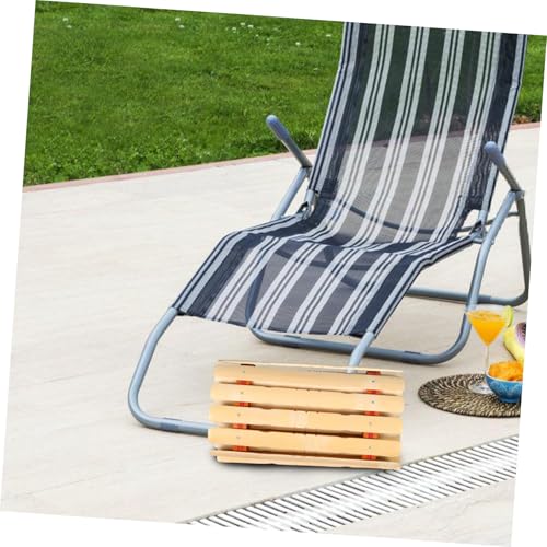 Chaise pliante bambou pour soulager le dos avec son coussin confortable - 6
