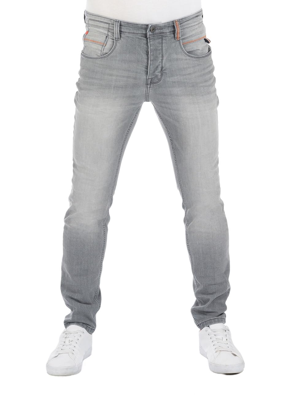 riverso Jeans Herren Stretch Slim Fit RIVCaspar Jeanshose Hose Denim | Schwarz Blau Grau 29 30 31 32 33 34 36 38