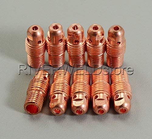 Image of RIVERWELD TIG Torch Collet Bodies 13N27X 5 /64 inch & 2.0mm Consumables 10pcs