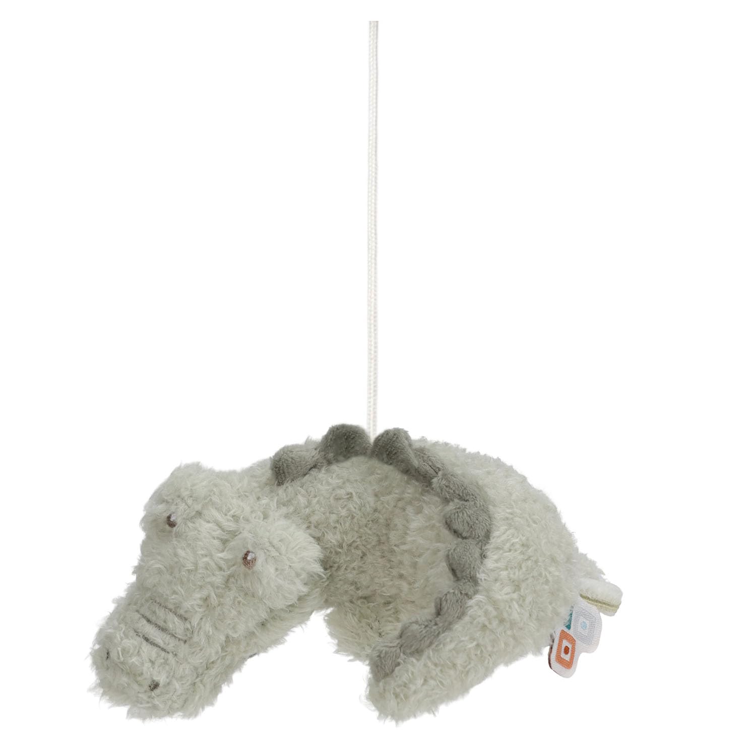 Little Dutch Musik Mobile - inklusive Spieluhr - mit Halterung aus Holz für Babybett - für Babys ab der Geburt - Unisex - Safari Friends