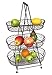 Produktbild WB wohn trends Etagere aus Metall mit 3 Körben für Obst & Gemüse - Obst-Korb Obst-Schale Shabby Landhaus Vintage antik 3 stöckig