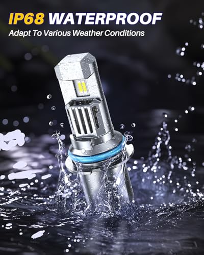 Image of AUTOONE 2026 Upgraded 9004 HB1 Headlight Bulbs, 1000% Bright 50000 Lumens