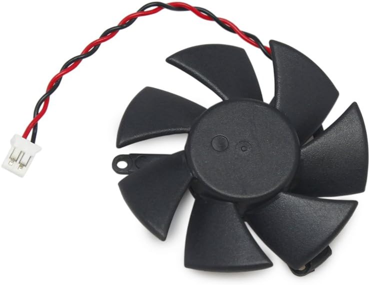 Mounting Hole 39mm PC GPU VGA Card Heatsink Cooler 47mm 2pin Replacement Cooling Fan