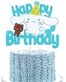 SuperDecor Cake Topper for Cinnamoroll Theme Cartoon Cake Decoration Happy Birthday Anime kawaii Ani