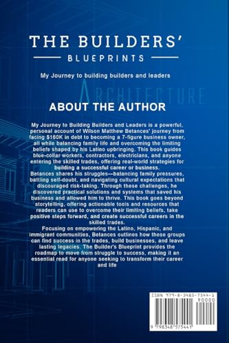 The Builder's Blueprints (Spanish Edition)