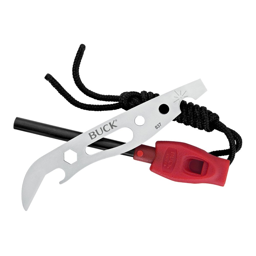 Buck Knife Knife (10681) 837 Selkirk Bıçak ve Ateş Yakma Çubuğu - Blisterli