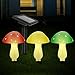 Outdoor Solar Garden Lights, Solar Powered Mushroom Lights, LED Solar Decor Lights for Garden, Patio, Backyard