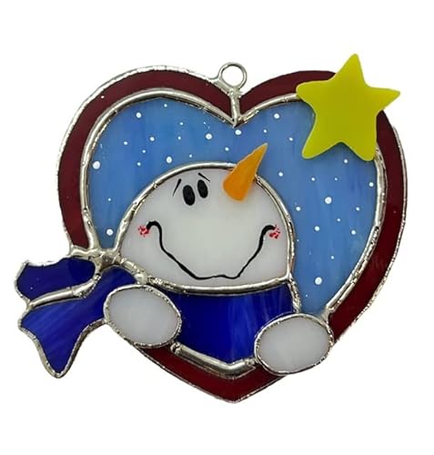 Switchables Stained Glass Cover: Snowman Wish Upon a Star